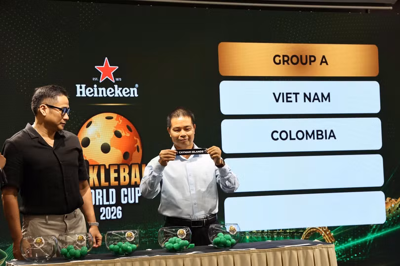 Quang cảnh lễ bốc thăm giải đấu. Ảnh XM.