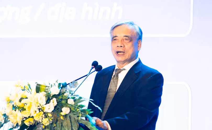 PGS.TS Trần Đình Thiên, Thành viên Hội đồng Tư vấn chính sách tài chính – tiền tệ Quốc gia phát biểu tại Diễn đàn Kinh tế tư nhân Việt Nam 2026 diễn ra ngày 26/9. Ảnh XM.
