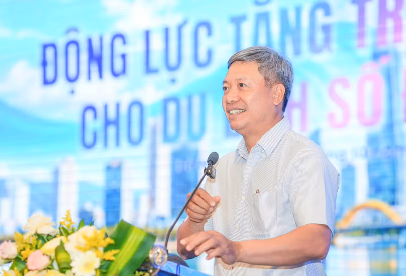 Phó Chủ tịch UBND thành phố Đà Nẵng Hồ Quang Bửu phát biểu tại Hội thảo. Ảnh XM.
