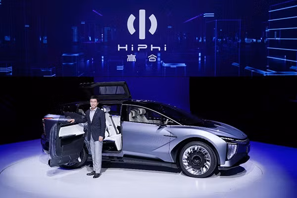 Mẫu xe HiPhi 1 trong một buổi trình diễn Mẫu xe HiPhi 1 trong một buổi trình diễn