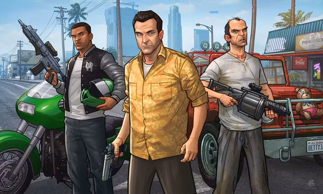 Những người trẻ tuổi tại Triều Tiên cũng chơiGrand Theft Auto V. Ảnh:Daily NK Bi han che may tinh, Internet, nguoi dan Trieu Tien choi game gi? hinh anh 2