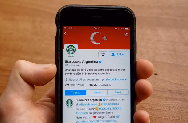 Tin tặc chiếm nhiều tài khoản Twitter