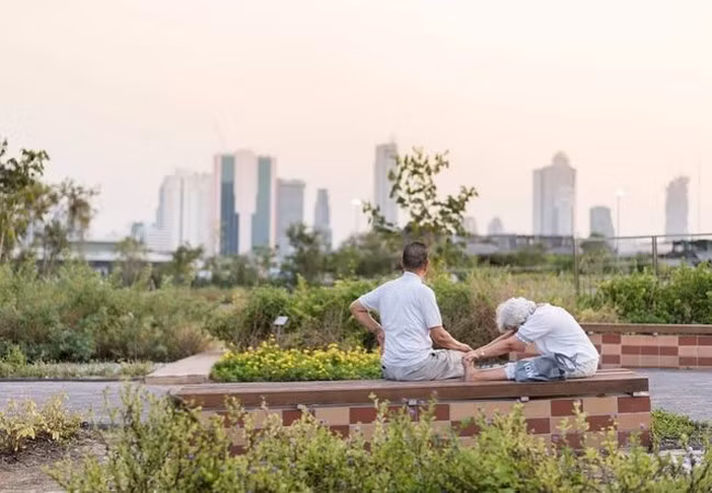 Băng Cốc là một thành phố lớn với 20 triệu dân, sẽ phải đối mặt với mối đe dọa từ nước biển dâng và các trận ngập lụt (Ảnh Landprocess)