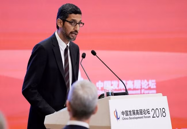 CEO Google Sundar Pichai (Ảnh Reuters)