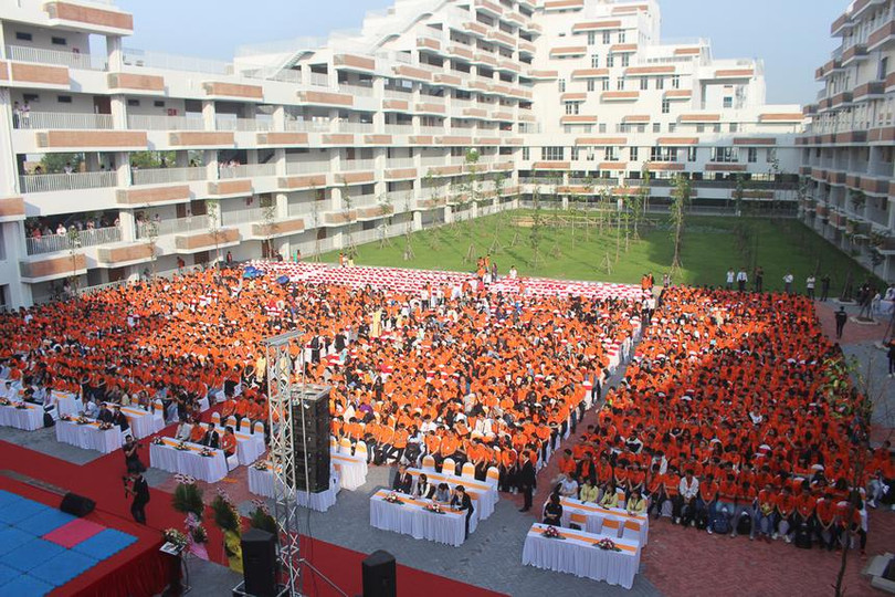 Đại học FPT đón tân sinh viên. Ảnh: Đại học FPT cung cấp.