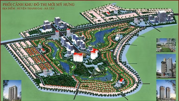 Phối cảnh Khu đô thị Mỹ Hưng-Cienco5. 