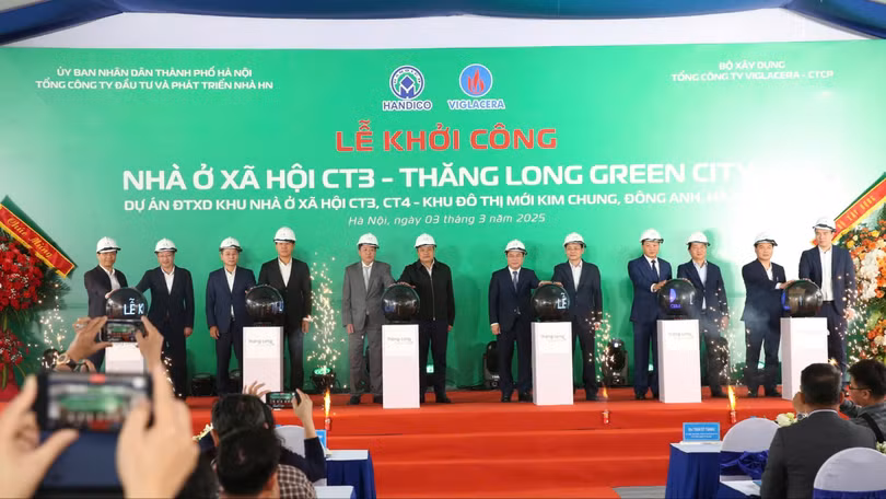 Dự án nhà ở xã hội CT3 tại Đông Anh với quy mô 1.104 căn hộ chính thức được khởi công, mở ra cơ hội mua nhà cho người lao động Thủ đô.