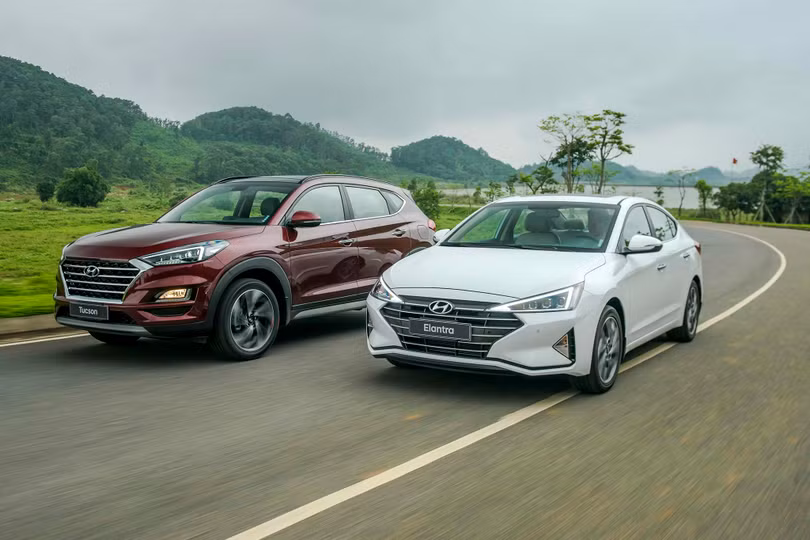 Bộ đôi Elantra 2019 và Tucson 2019 của Hyundai