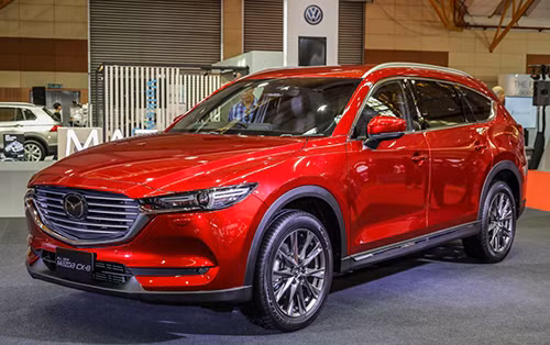 CX-8 trong lần trưng bày tại triển lãm Malaysia Autoshow, tháng 4/2019. Ảnh: Paultan