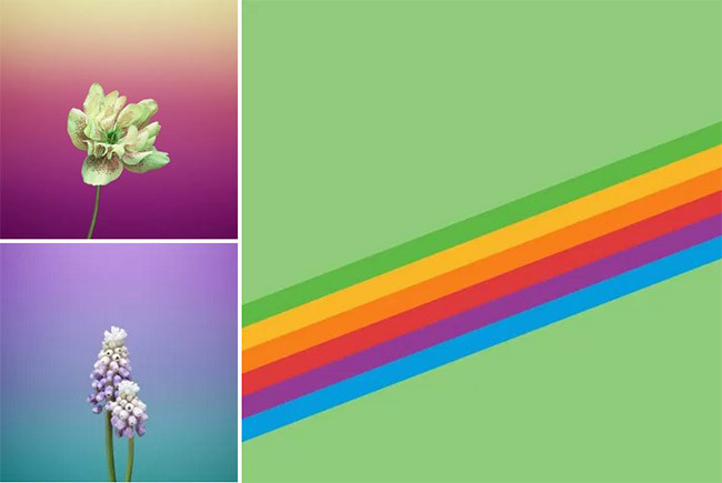 Đây chính là các hình nền của iPhone X, mời bạn tải về ảnh 2