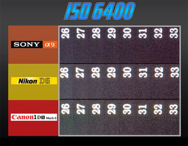 Đại chiến máy ảnh: Sony A9 với Canon 1D X Mark II và Nikon D5 ảnh 3