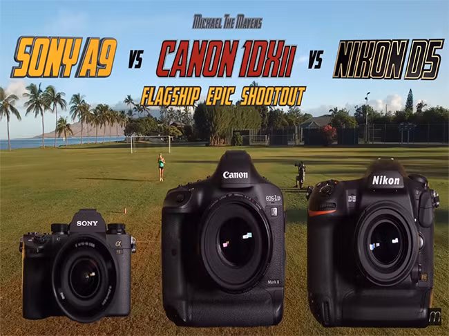 Các máy ảnh flagship của Sony, Canon và Nikon (ảnh: PetaPixel)