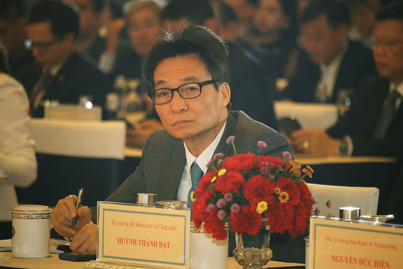 Phó Thủ tướng Vũ Đức Đam dự Diễn đàn quốc gia về Phát triển Doanh nghiệp Công nghệ số Việt Nam 2020. (ảnh: Đăng Khoa)