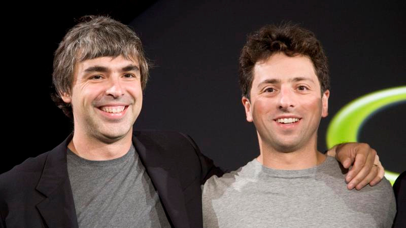 Hai nhà đồng sáng lập Google - Larry Page và Sergey Brin Hai nhà đồng sáng lập Google - Larry Page và Sergey Brin