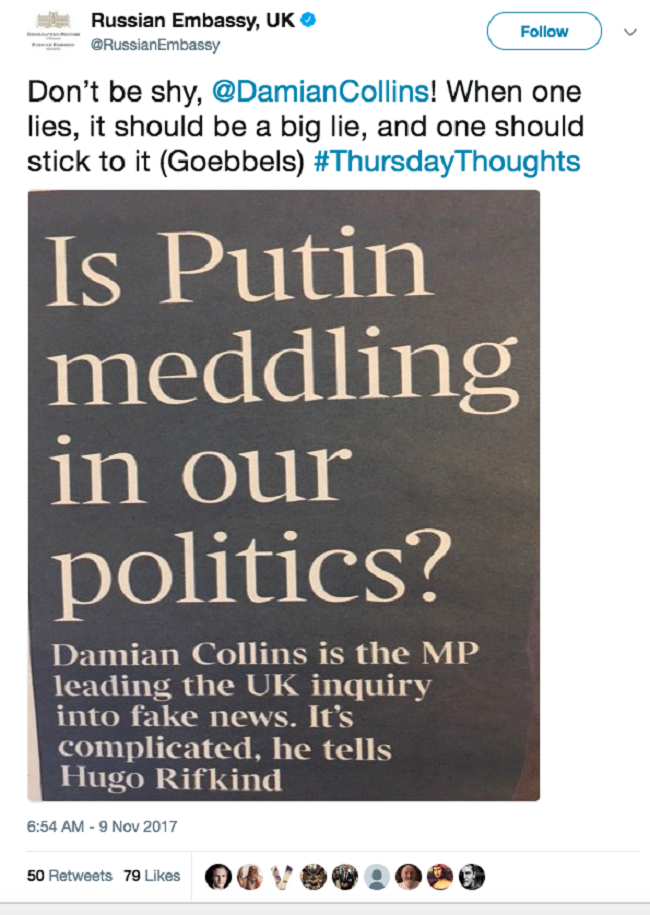 Chết cười với những lần chính phủ Nga “troll” Mỹ và Anh trên Twitter ảnh 9