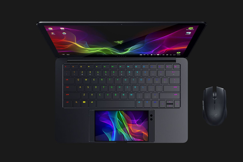 Laptop “dị” của Razer sử dụng smartphone làm touchpad và màn hình thứ hai ảnh 1
