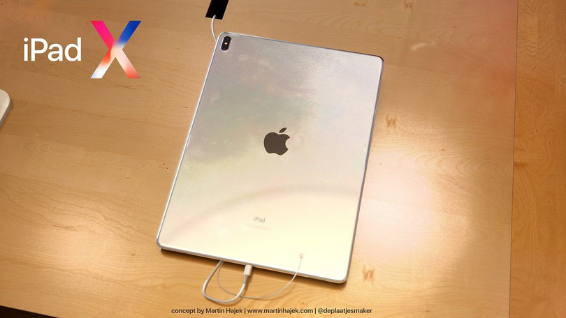 Lộ diện hình ảnh iPad X: tai thỏ, màn hình vô cực ảnh 1