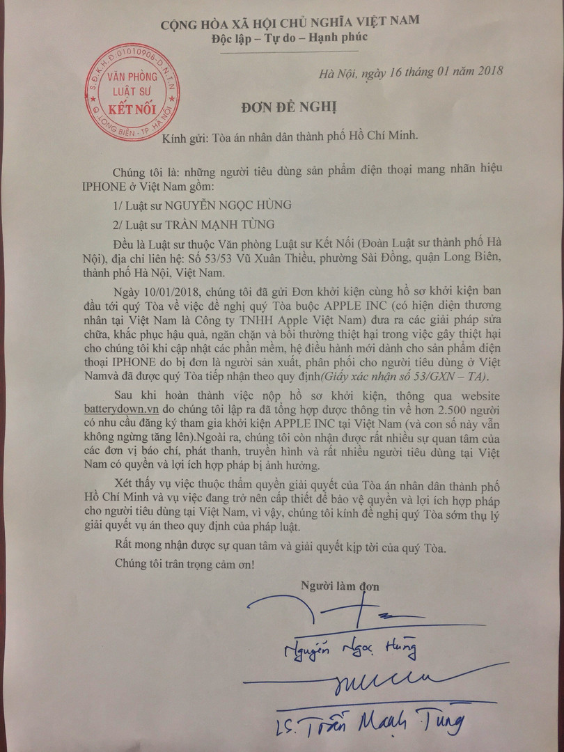 Cứ 2 phút có một người Việt Nam đăng ký tham gia kiện Apple ảnh 2