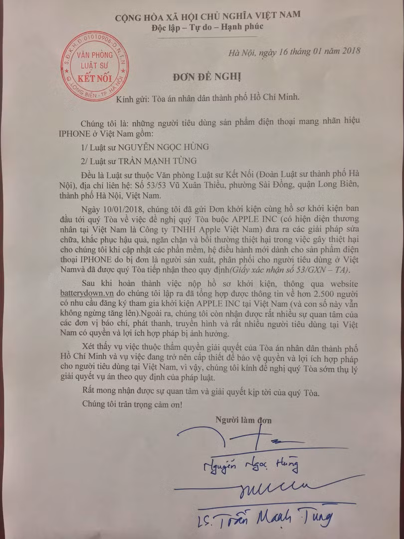 Cứ 2 phút có một người Việt Nam đăng ký tham gia kiện Apple ảnh 2