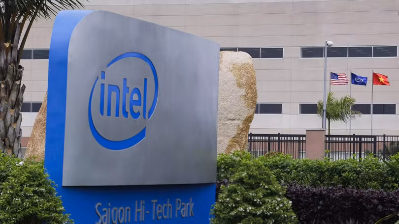 Nhà máy của Intel đặt tại Khu Công nghệ cao TPHCM (Saigon Hi-tech Park) ảnh: AP 