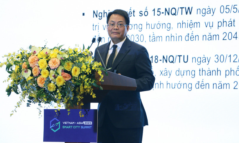 Ông Nguyễn Việt Hùng, Giám đốc Sở TT&TT phát biểu tại sự kiện