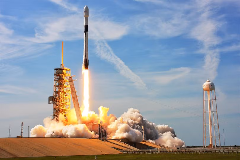 Tên lửa Falcon 9 của công ty SpaceX (ảnh: SpaceFlight Insider)
