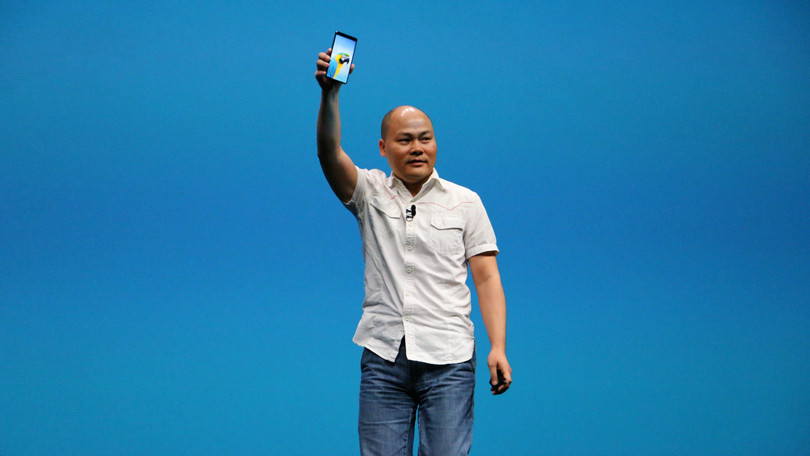 ông Nguyễn Tử Quảng tại lễ ra mắt Bphone 3 Pro