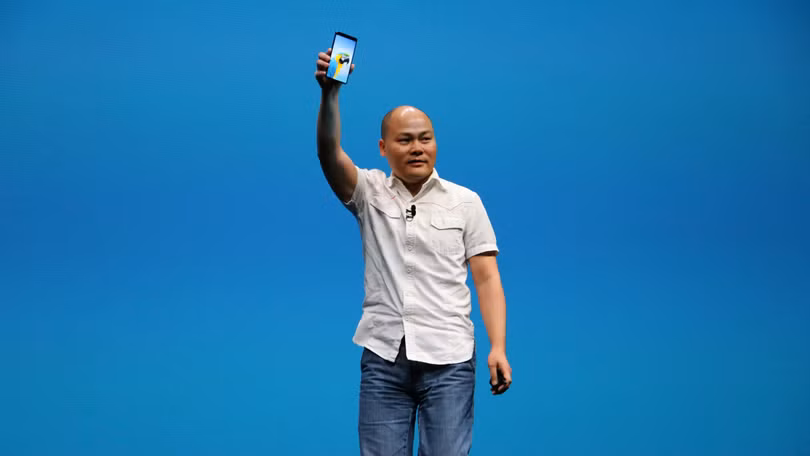 ông Nguyễn Tử Quảng tại lễ ra mắt Bphone 3 Pro