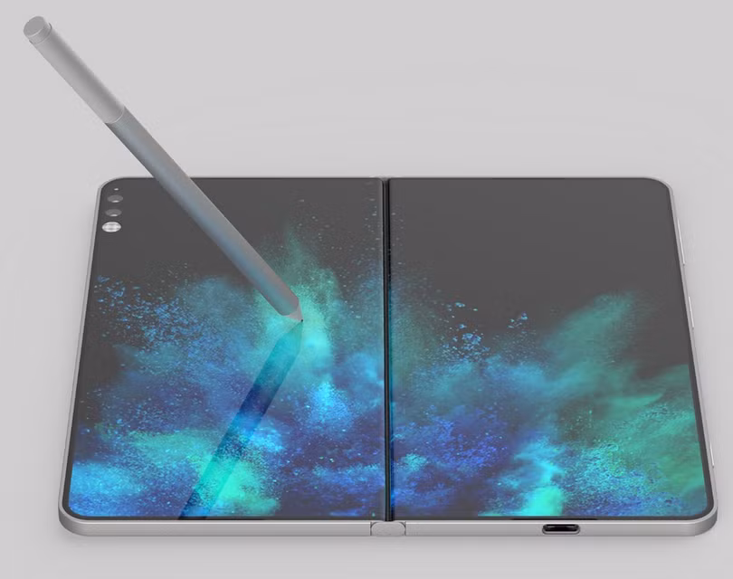 Microsoft sắp ra mắt máy tính bảng gập đôi? (ảnh: Phone Arena)