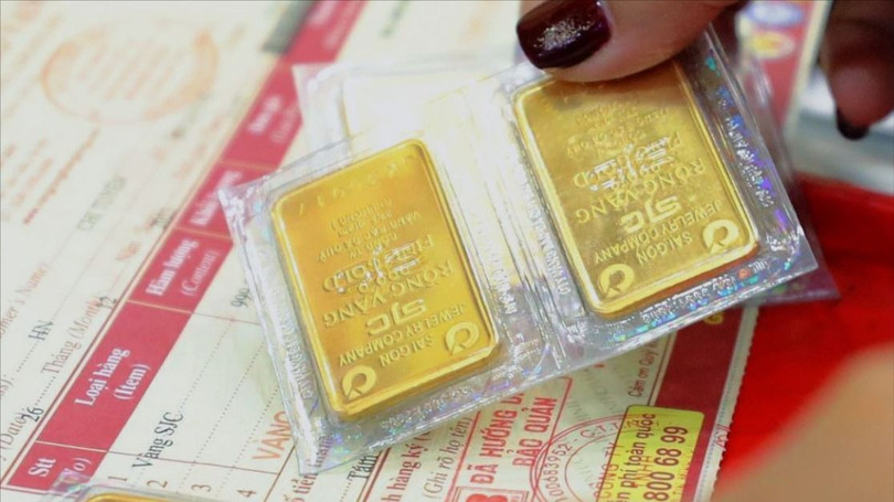 Giá vàng SJC hôm nay 2/8 lên mốc 123.500.000 đồng/lượng.