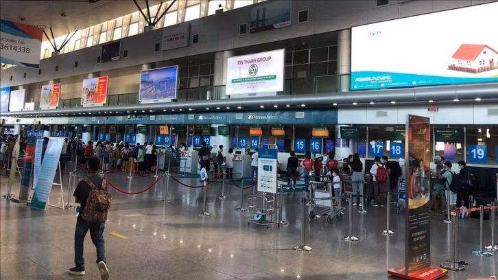 Một góc nhà ga hành khách Cảng hàng không quốc tế Đà Nẵng