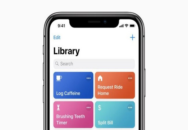 Một ứng dụng mới có tên Siri Shortcuts cho phép người dùng tự động hóa các tác vụ với chỉ một lệnh bằng giọng nói hoặc một lần bấm nút (Ảnh Apple)