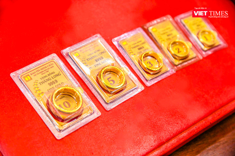 Giá vàng tăng nhẹ. Ảnh: Đình Huy.