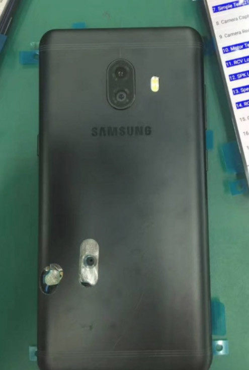 Lộ ảnh thực tế Galaxy C10 với camera kép ảnh 1 Lộ ảnh thực tế Galaxy C10 với camera kép ảnh 1