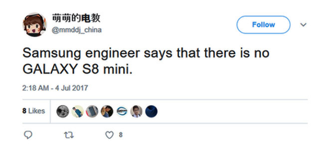 Thực hư chuyện Samsung sản xuất Galaxy S8 mini ảnh 1