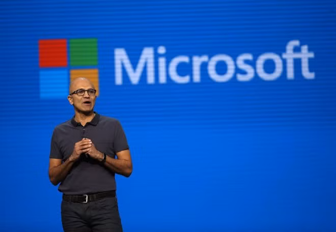 CEO Microsoft Satya Nadella. ẢNH: AFP/GETTY IMAGES