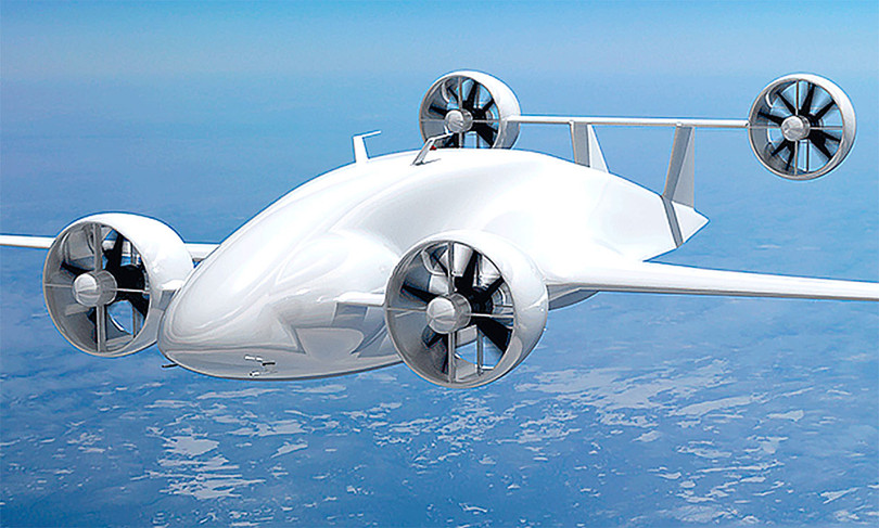 Mẫu concept drone chở hàng củaSabrewing. Ảnh:Sabrewing. 