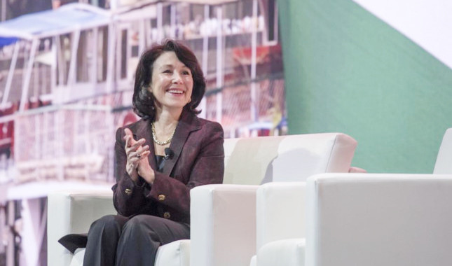  Chân dung bà Safra Catz. Ảnh: David Paul Morris/Bloomberg.