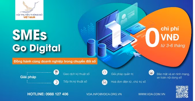 VIETNAM SMEs GO DIGITAL là chương trình hỗ trợ doanh nghiệp chuyển đổi số