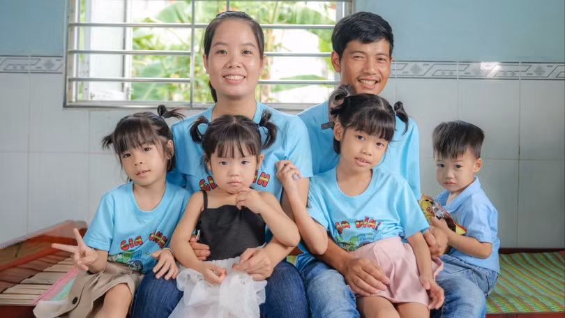 Một trong những "cây hạnh phúc" đã nở hoa kết trái từ chương trình "Ươm mầm hạnh phúc" 