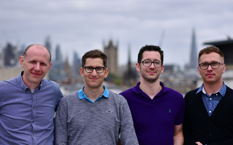 Đội ngũ sáng lập công ty SLAMcore. Ảnh: The Telegraph.co.uk. 