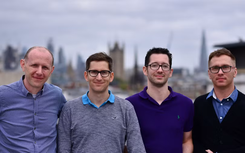 Đội ngũ sáng lập công ty SLAMcore. Ảnh: The Telegraph.co.uk. 