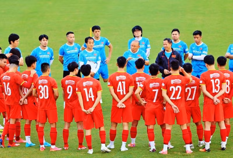 Đội tuyển Việt Nam đã không bảo vệ được ngôi vương tại AFF Cup. Ảnh BTC.