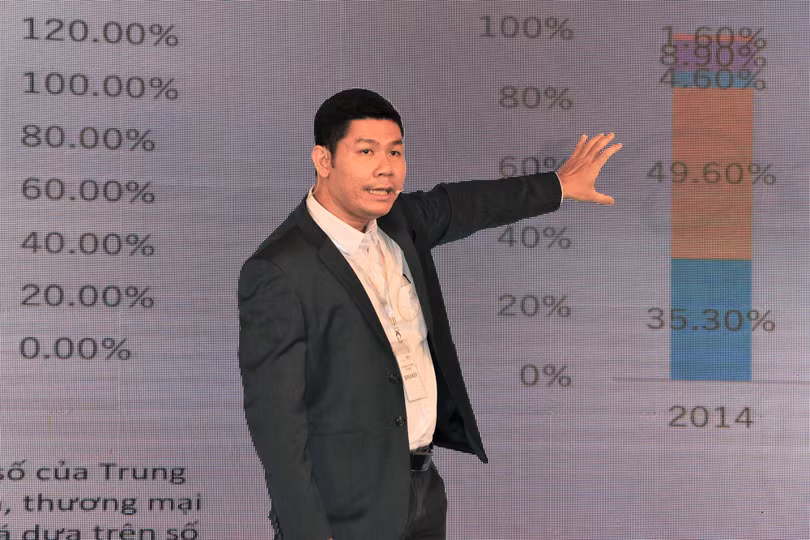 ông Đặng Minh Tâm – Solution Architect Lead, Alibaba Cloud Intelligence giới thiệu các dịch vụ của Alibaba dành cho mảng truyền thông, giải trí