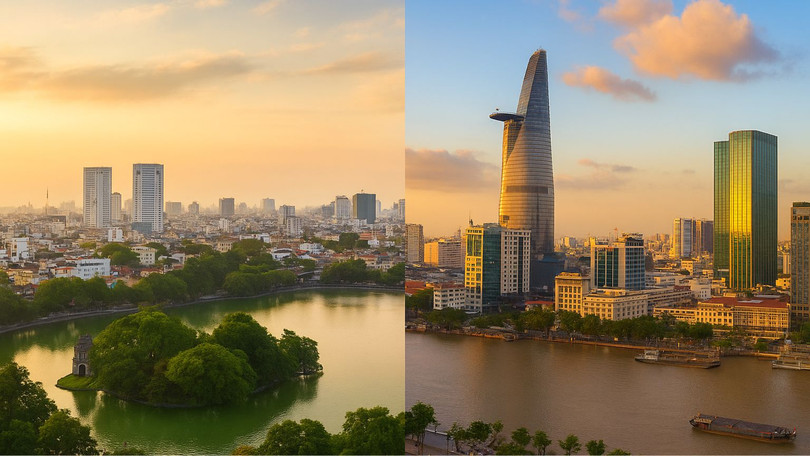 Mặt bằng giá nhà tại TP.HCM nhiều năm liền dẫn trước Hà Nội, nhưng cán cân đã bắt đầu nghiêng theo hướng ngược lại từ năm 2023. Ảnh minh họa