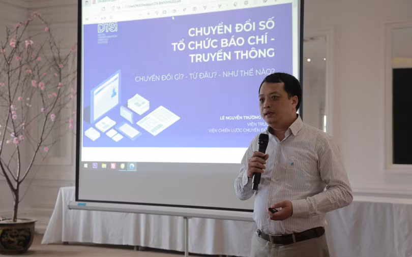 Ông Lê Nguyễn Trường Giang, Viện trưởng Viện Chiến lược Chuyển đổi số