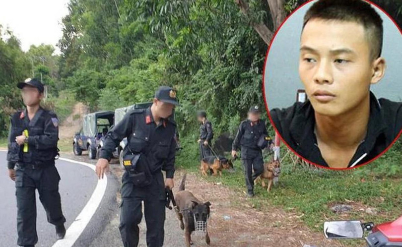 Cảnh sát và chó nghiệp vụ truy tìm tung tích Triệu Quân Sự Cảnh sát và chó nghiệp vụ truy tìm tung tích Triệu Quân Sự