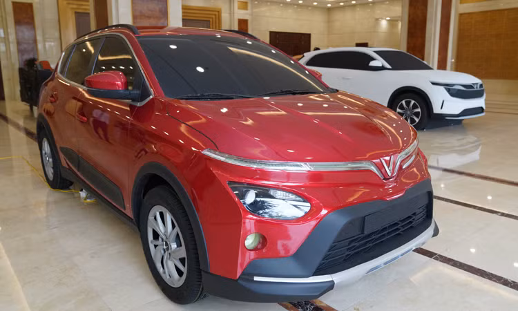 Xe xuất hiện trong một sản phẩm truyền thông nội bộ của hãnh. Ảnh: VinFast 