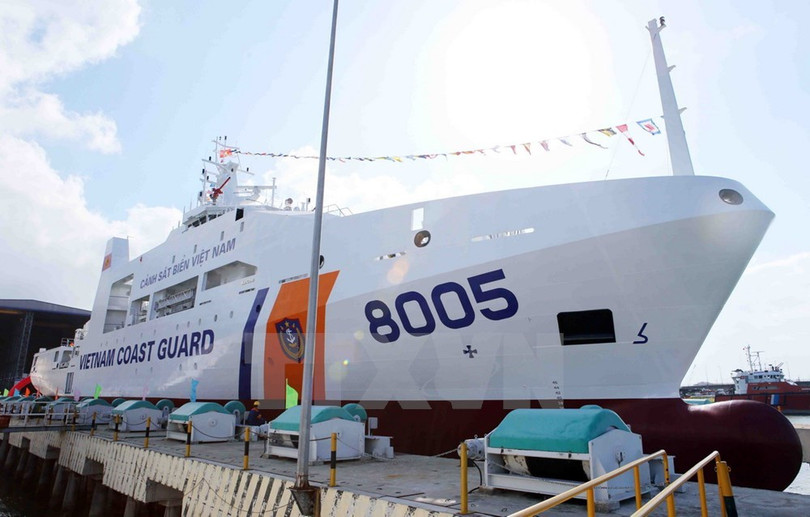 Tàu CBS 8005 vừa được bàn giao cho lực lượng cảnh sát biển Việt Nam