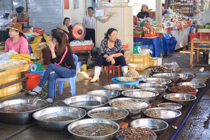 52% số quầy bán hải sản tại chợ Đông Hà đã phải đóng cửa vì sự cố môi trường biển